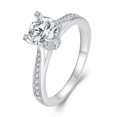 Rachel Moissanite Ring - The Silver Goose SA