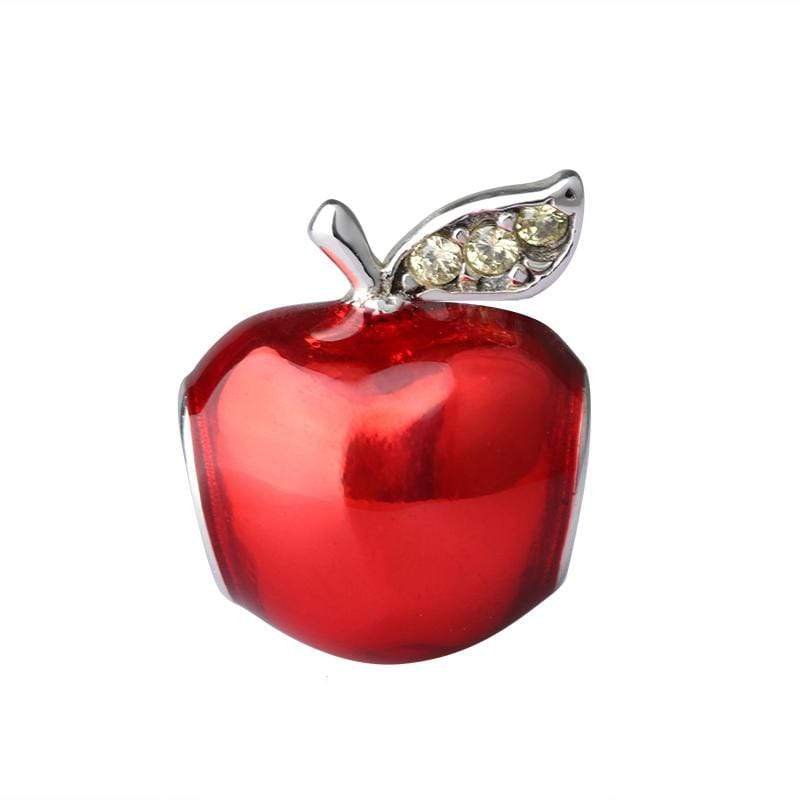 Red Apple Charm - The Silver Goose SA