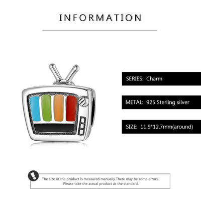 Retro TV Charm - The Silver Goose SA