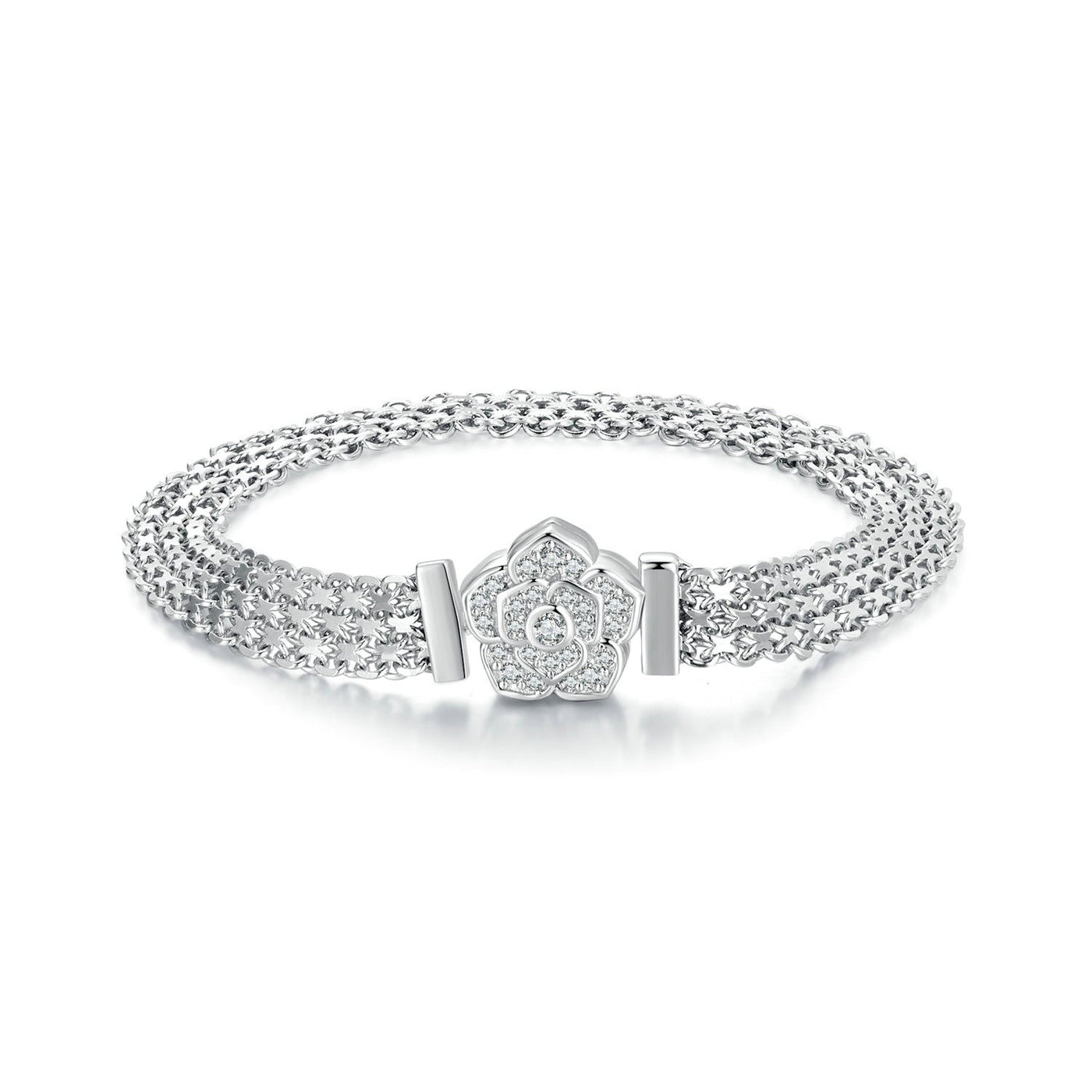 Rose Chain Bracelet - The Silver Goose SA