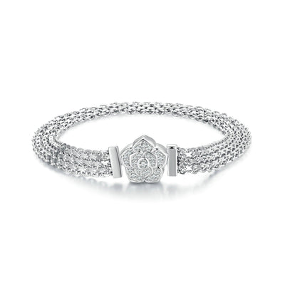 Rose Chain Bracelet - The Silver Goose SA