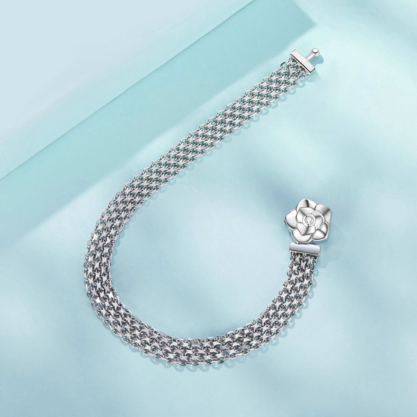 Rose Chain Bracelet - The Silver Goose SA