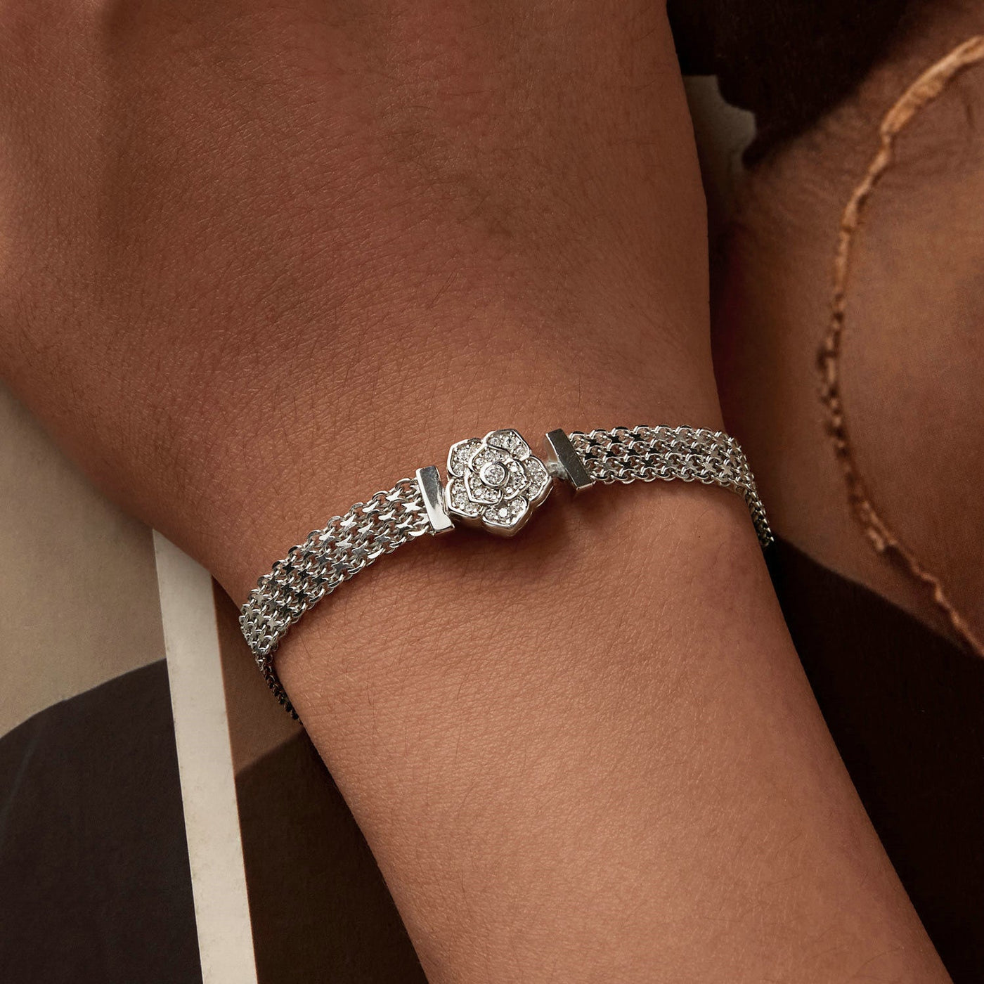 Rose Chain Bracelet - The Silver Goose SA