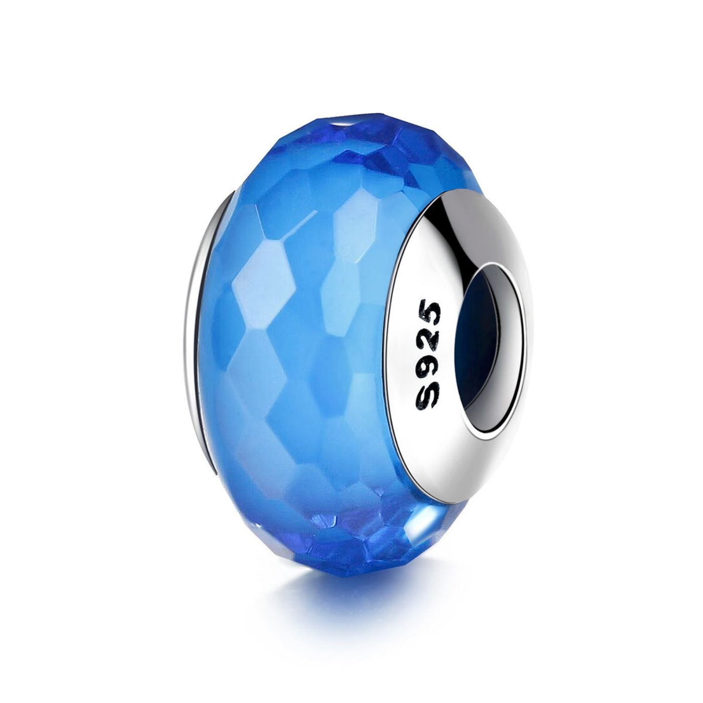 Royal Blue Murano Bead Charm - The Silver Goose SA