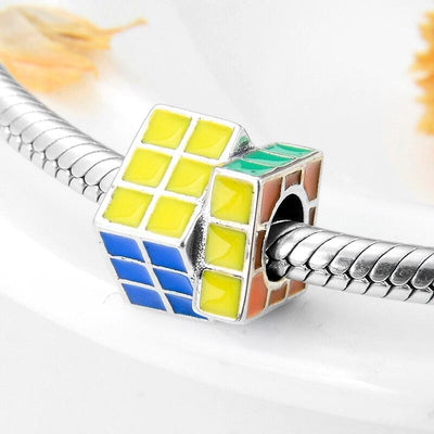 Rubik's Cube Charm - The Silver Goose SA