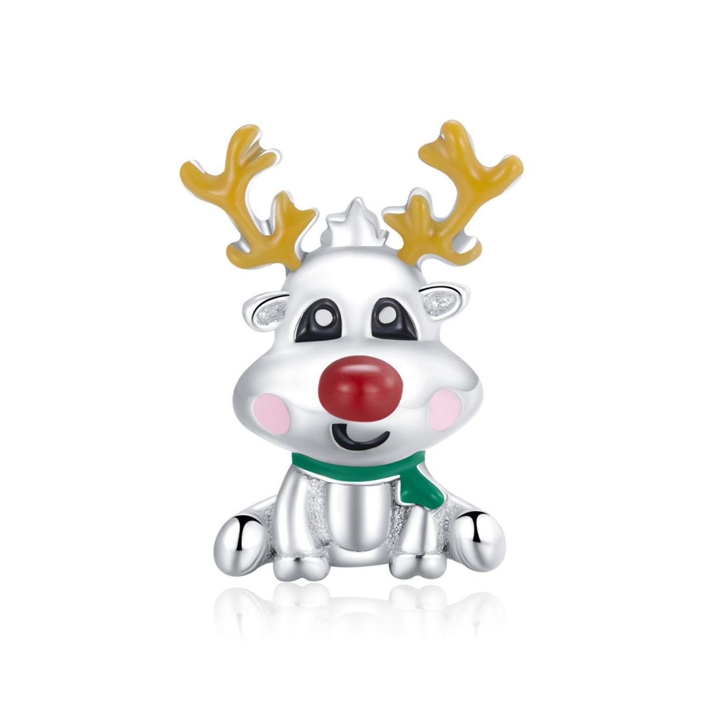 Rudolph Reindeer Charm - The Silver Goose SA