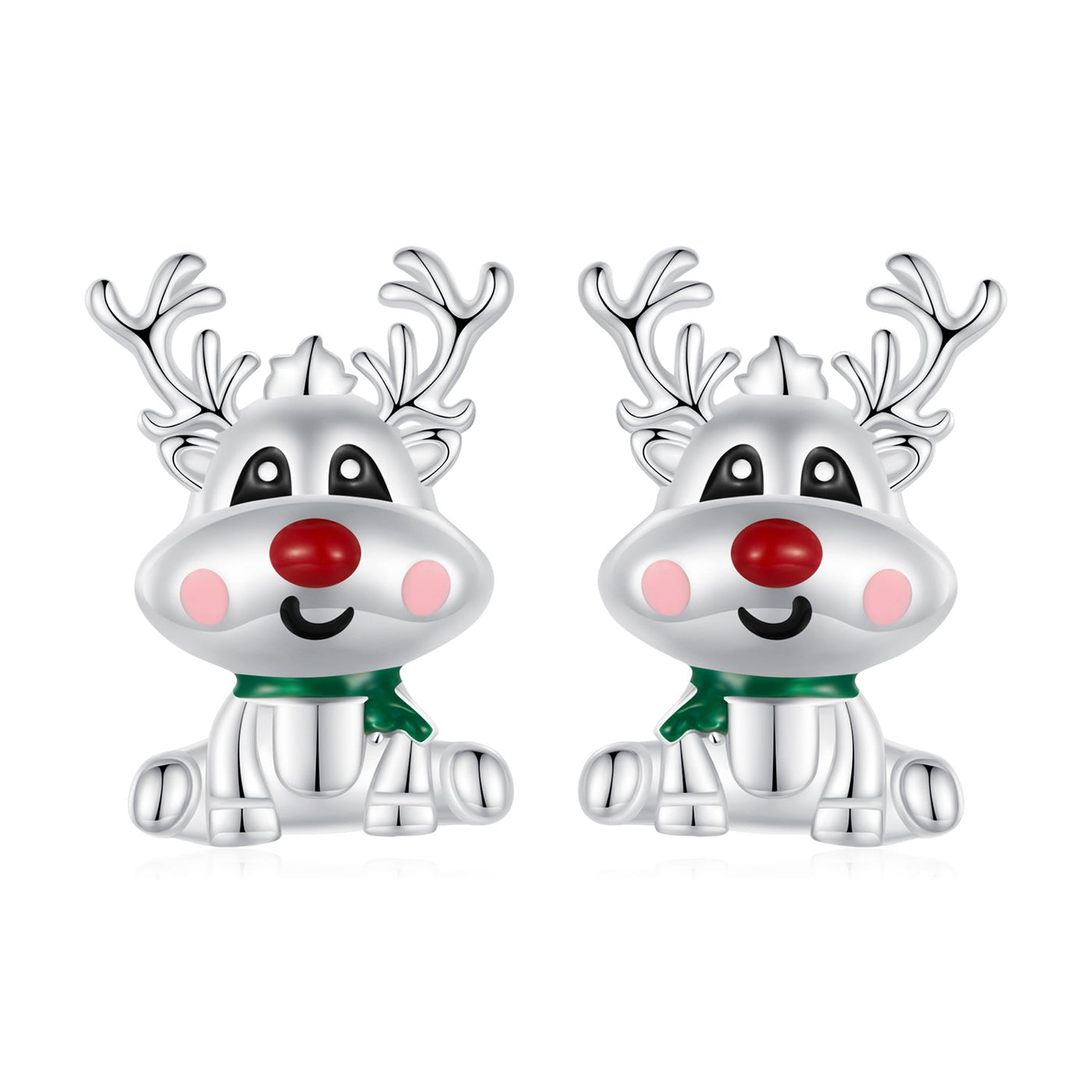 Rudolph Reindeer Earrings - The Silver Goose SA