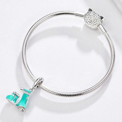 Scooter Pendant Charm - The Silver Goose SA