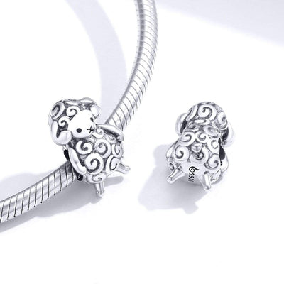 Sheep Charm - The Silver Goose SA