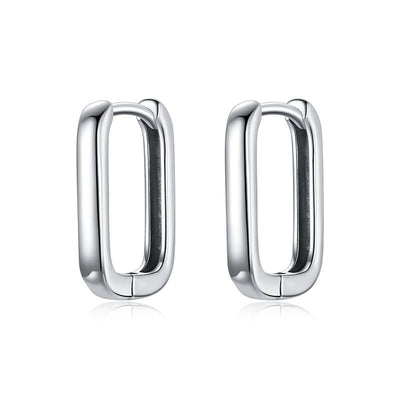 Silver Square Earrings - The Silver Goose SA