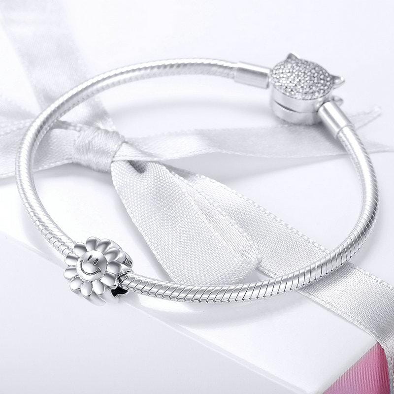 Smiling Sunflower Charm - The Silver Goose SA