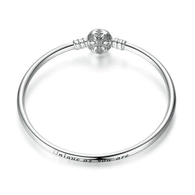 Snowflake Bangle Bracelet - The Silver Goose SA