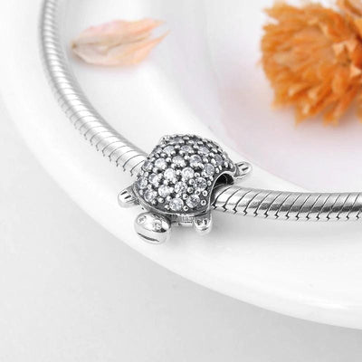 Sparkling Turtle Charm - The Silver Goose SA