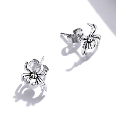 Spider Earrings - The Silver Goose SA