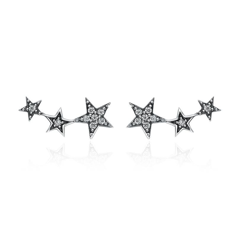 Stackable Stars Earrings - The Silver Goose SA