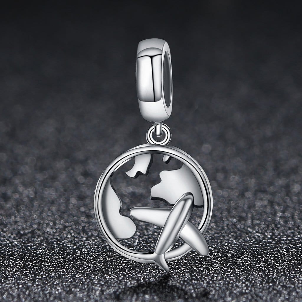 Travel Pendant Charm - The Silver Goose SA