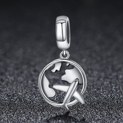 Travel Pendant Charm - The Silver Goose SA
