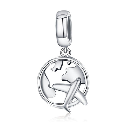 Travel Pendant Charm - The Silver Goose SA