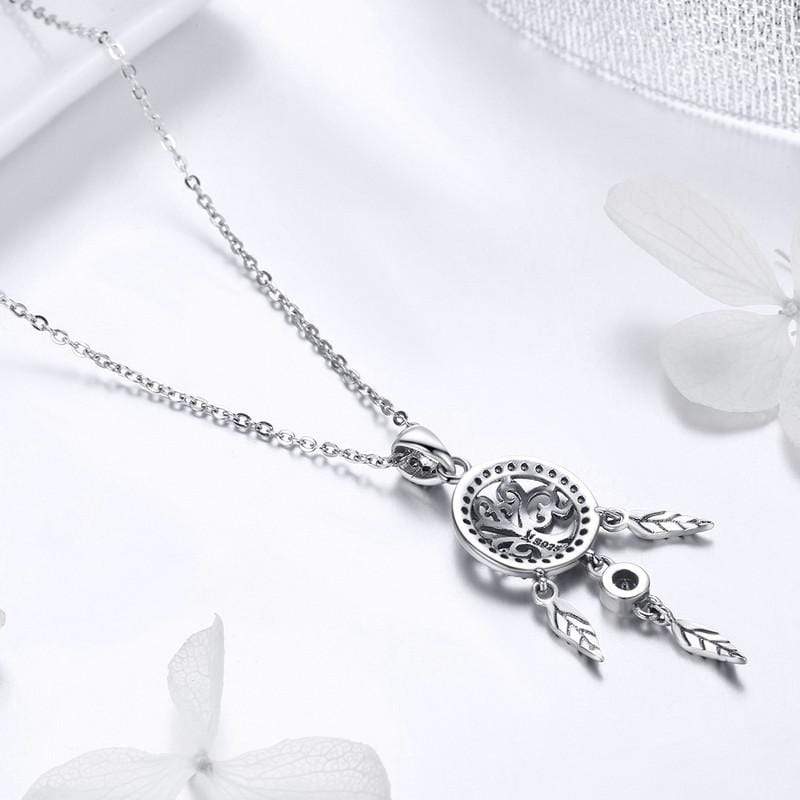 Tree of Life Dream Catcher Pendant Necklace - The Silver Goose SA