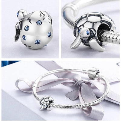 Turtle Charm - The Silver Goose SA