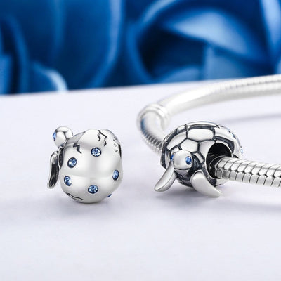 Turtle Charm - The Silver Goose SA