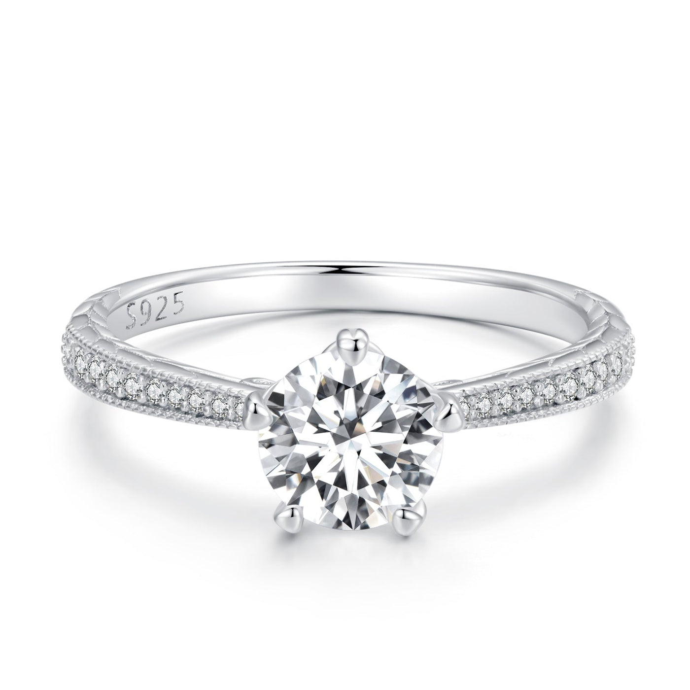 Unesca Moissanite Ring - The Silver Goose SA