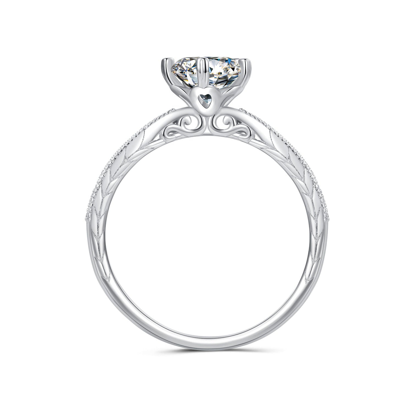 Unesca Moissanite Ring - The Silver Goose SA