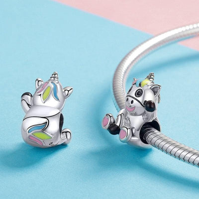 Unicorn Cow Charm - The Silver Goose SA