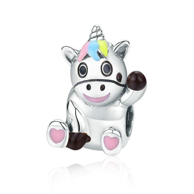 Unicorn Cow Charm - The Silver Goose SA