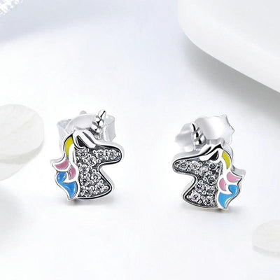 Unicorn Earrings - The Silver Goose SA