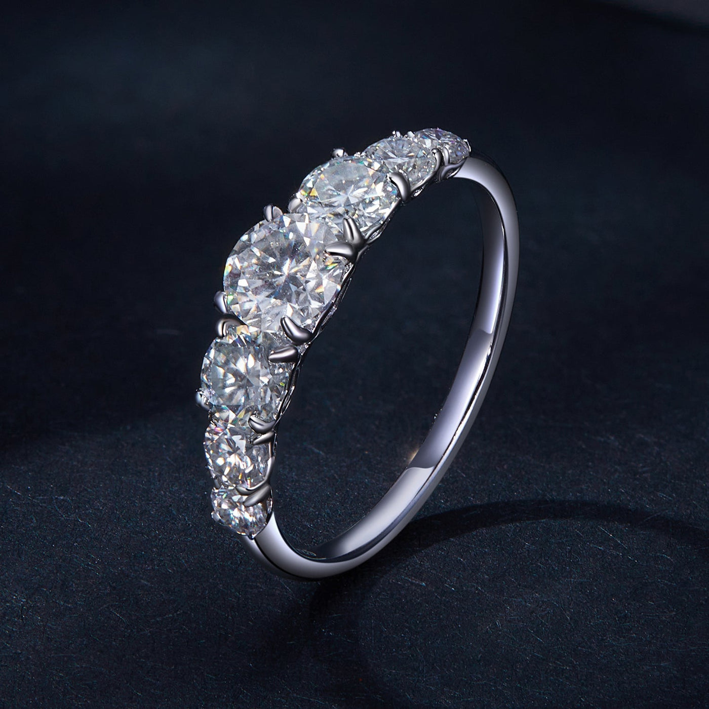 Ursula Moissanite Ring - The Silver Goose SA