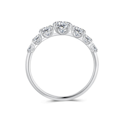 Ursula Moissanite Ring - The Silver Goose SA