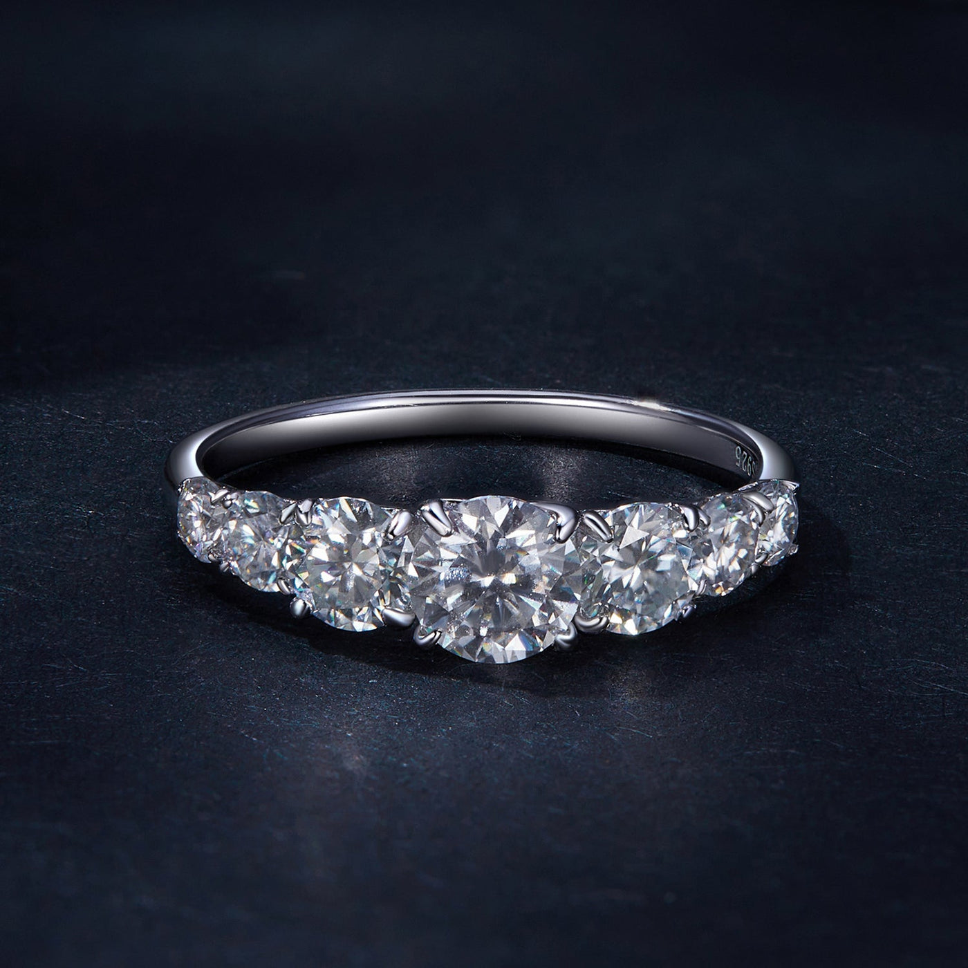 Ursula Moissanite Ring - The Silver Goose SA