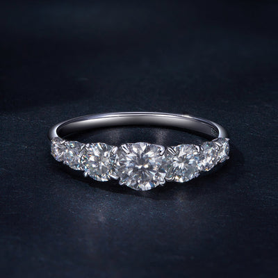 Ursula Moissanite Ring - The Silver Goose SA