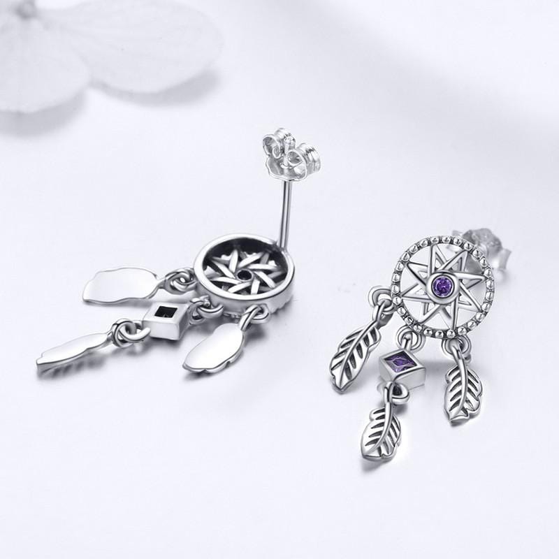 Vintage Dreamcatcher Earrings - The Silver Goose SA