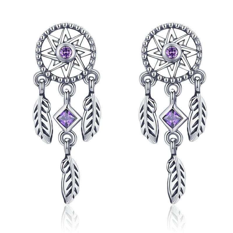 Vintage Dreamcatcher Earrings - The Silver Goose SA