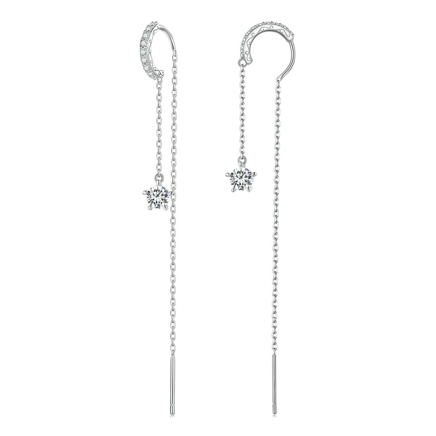 Water Drop Long Tassel Earrings - The Silver Goose SA