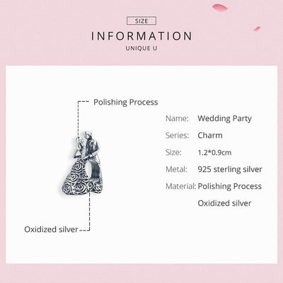 Wedding Couple Charm - The Silver Goose SA