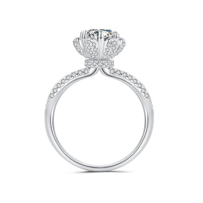 Whitney Moissanite Ring - The Silver Goose SA