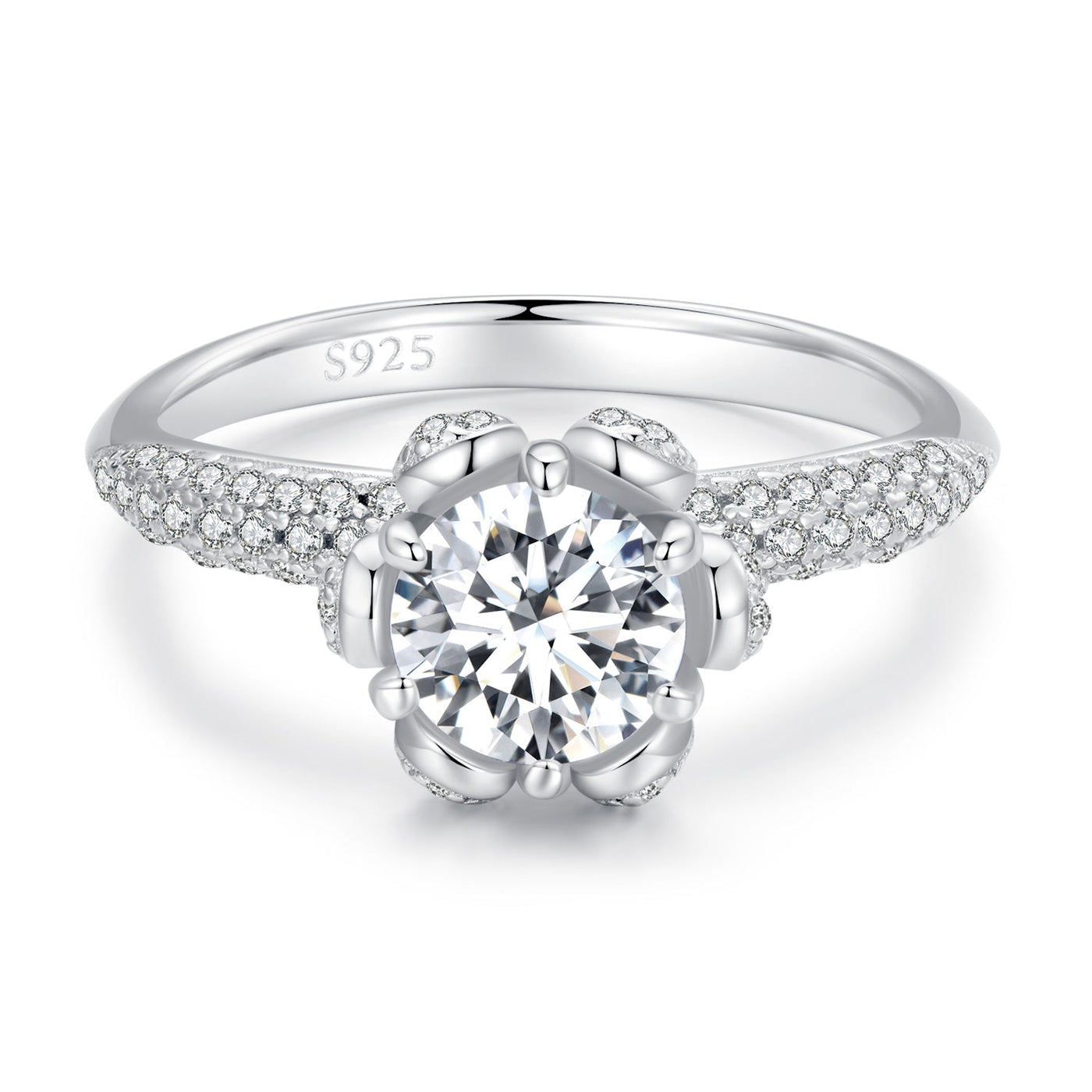 Whitney Moissanite Ring - The Silver Goose SA