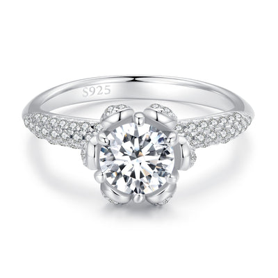 Whitney Moissanite Ring - The Silver Goose SA