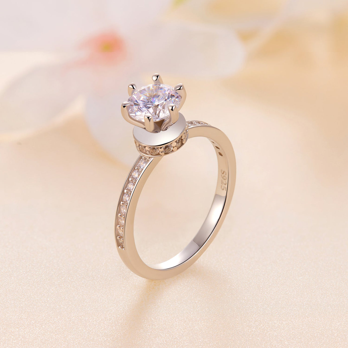 Xante Moissanite Ring - The Silver Goose SA