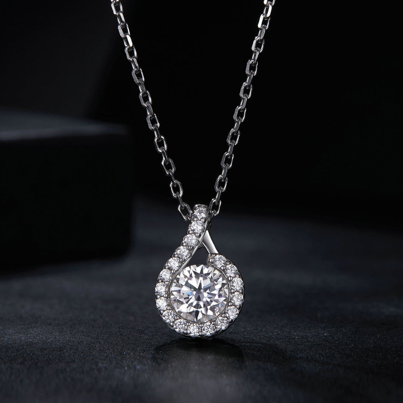 Zivah Moissanite Pendant Necklace - The Silver Goose SA