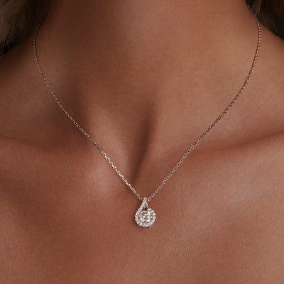 Zivah Moissanite Pendant Necklace - The Silver Goose SA